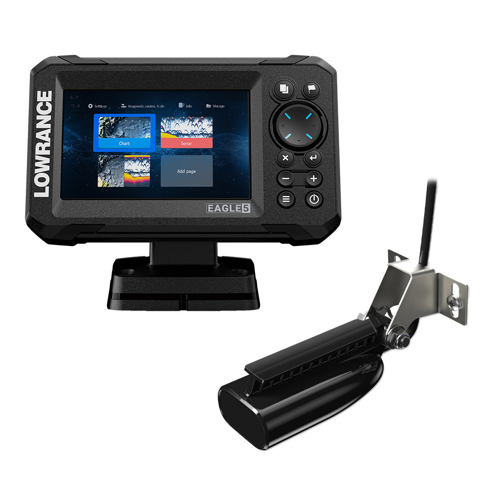 Lowrance Eagle 5 Combo - SplitShot Transducer w/C-MAP Charts [000-1622 · SN  Yacht Products