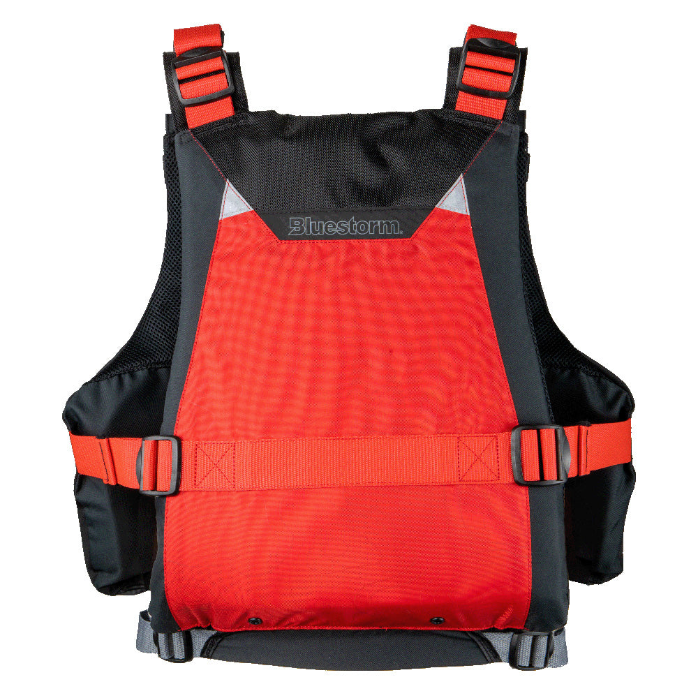 Bluestorm Motive Kayak Fishing Vest - Nitro Red - L/XL [BS-248-RDD-L/XL]