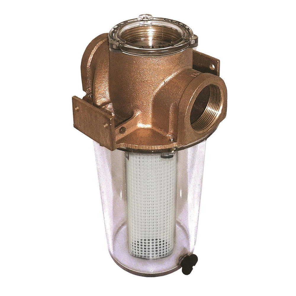 GROCO ARG-1250 Series 1-1/4" Raw Water Strainer w/Non-Metallic Plastic Basket [ARG-1250-P]