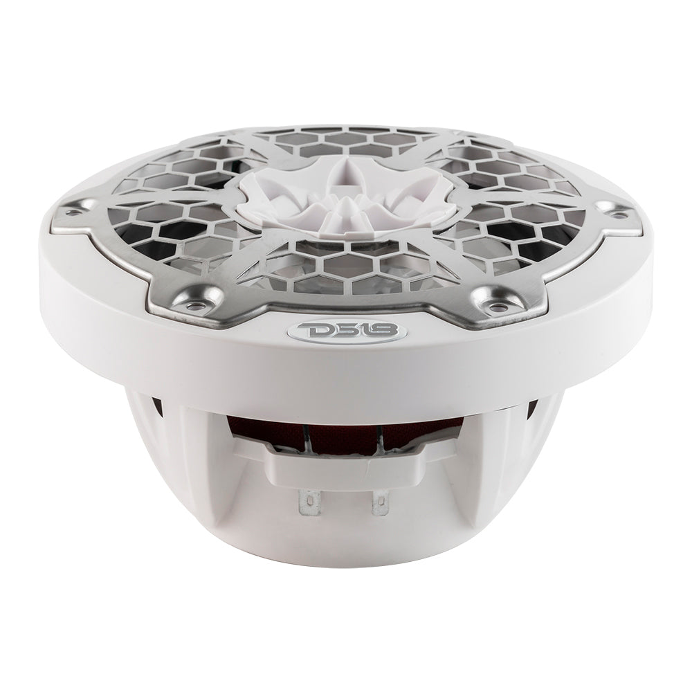 DS18 New Edition HYDRO 6.5" 2-Way Marine Speakers w/RGB LED Lighting 300W - White [NXL-6M/WH]