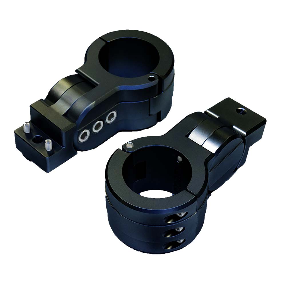 PTM Edge Board Rack Mounts - 2.38" Pipe Clamp -Black [P13198-2380TEBBK]